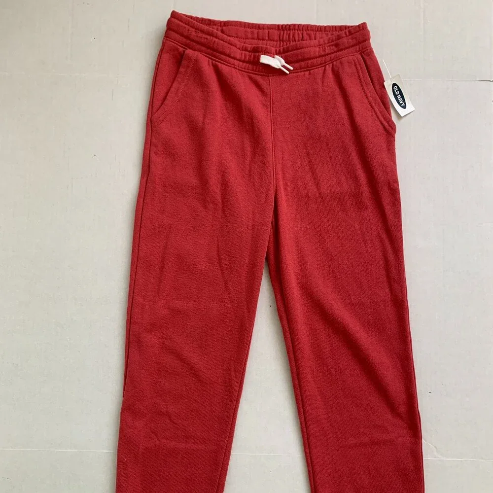 NWT Old Navy girls pink sweat pants casual joggers sz L sz 10 New